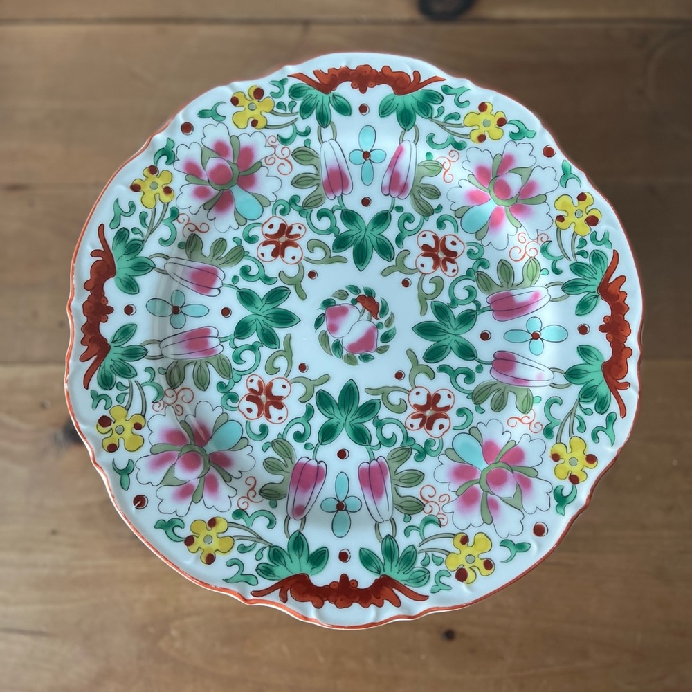 VTG Jade Garden for Bloomingdale’s Cake Plate